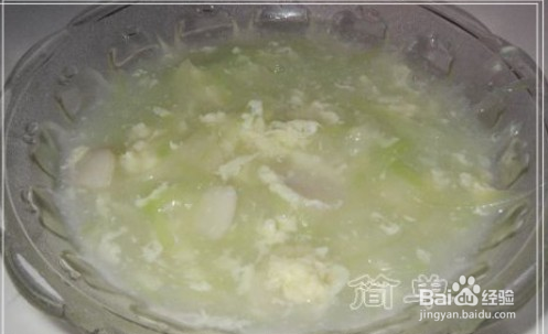 夜开花豆板蛋花羹