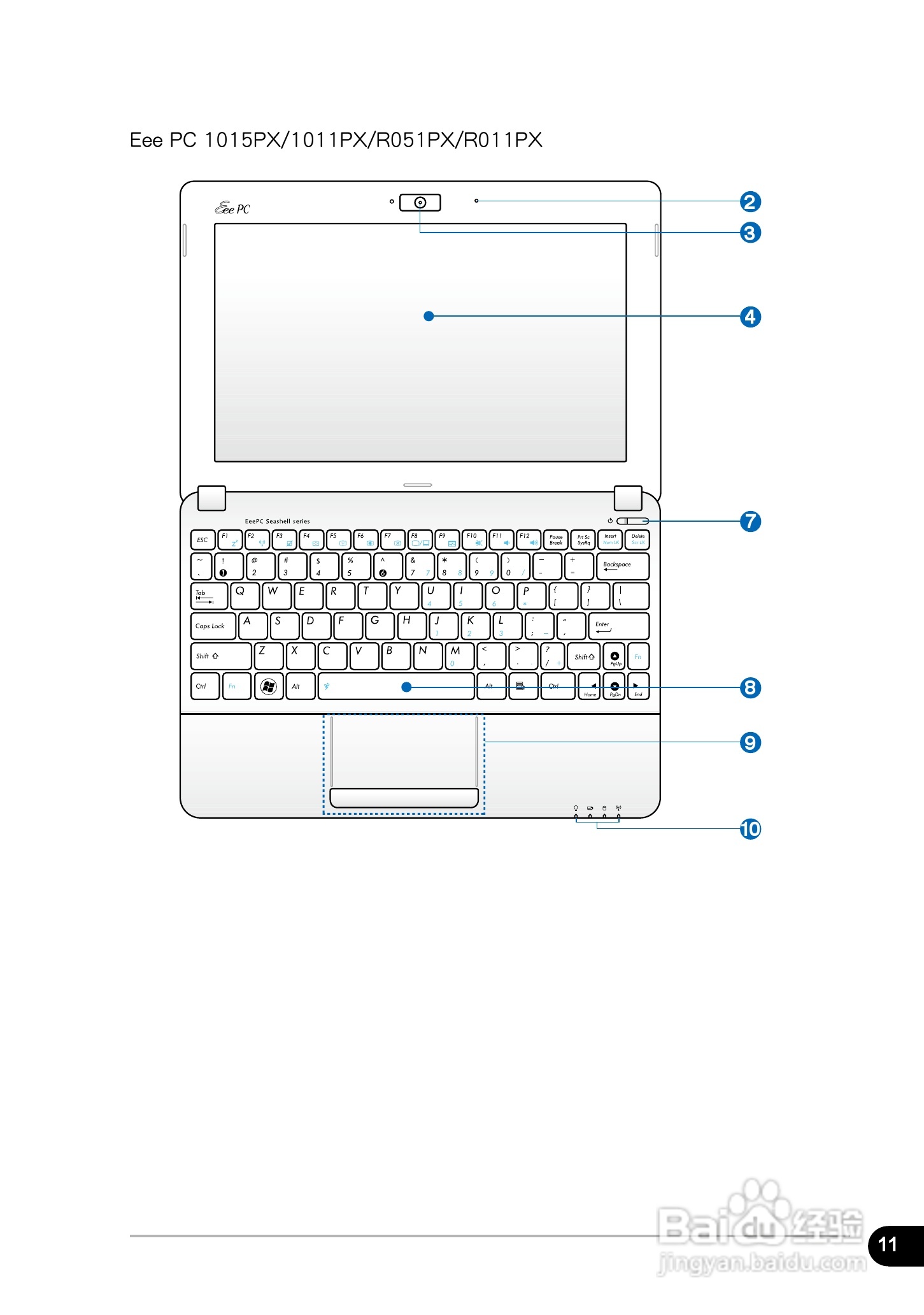 华硕EeePC 1011笔记本电脑使用说明书:[2]