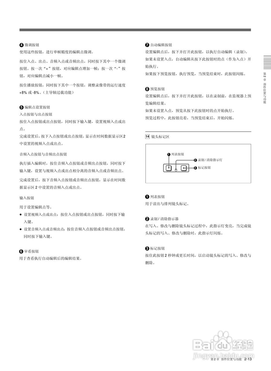 索尼HDW-M2000数字摄录一体机使用说明书:[3]