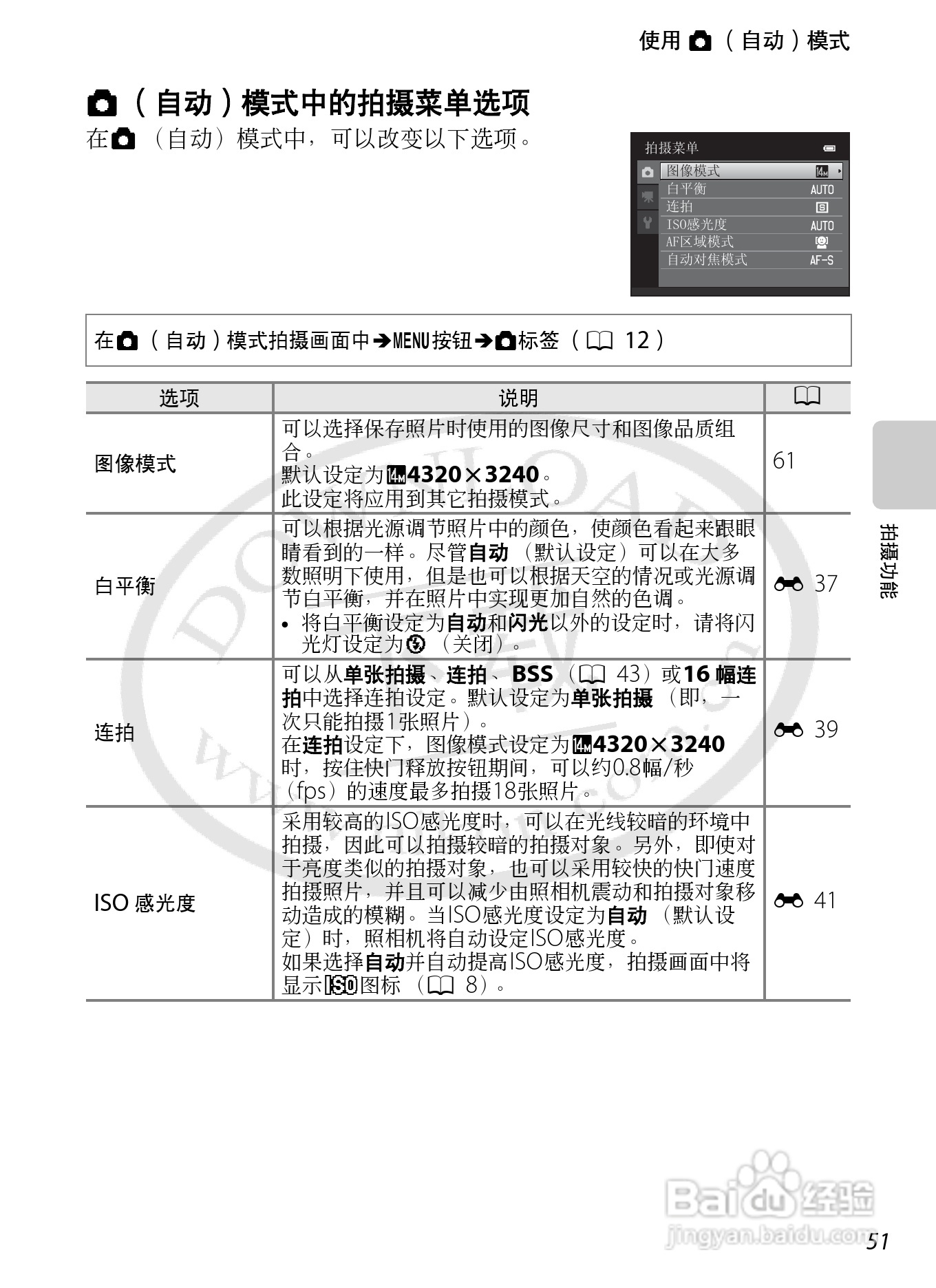 尼康COOLPIX S1200pj数码相机使用说明书:[7]