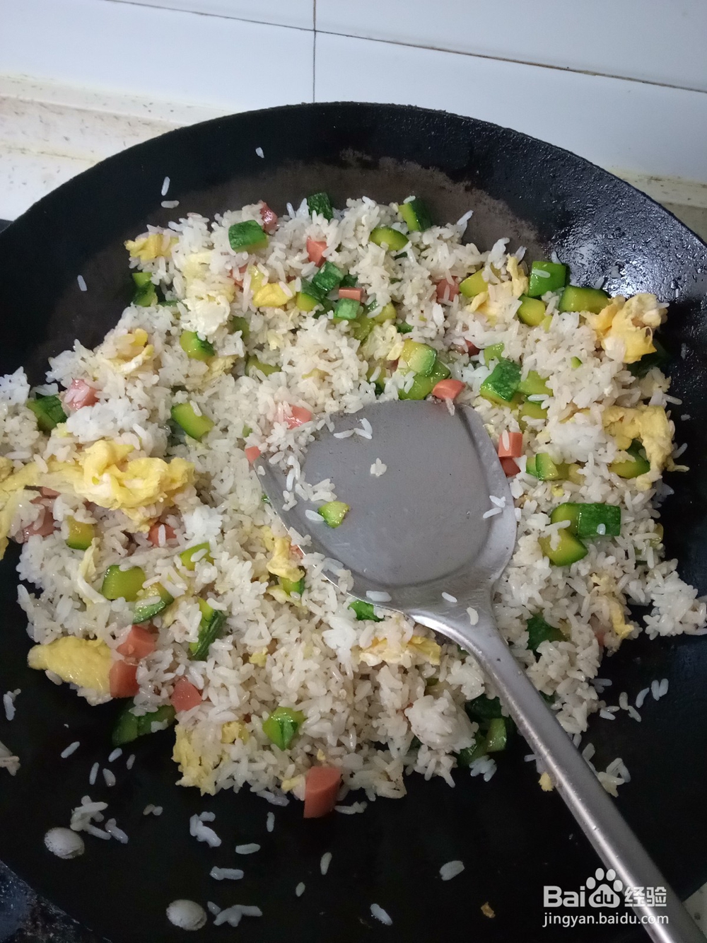 嫩南瓜炒米饭