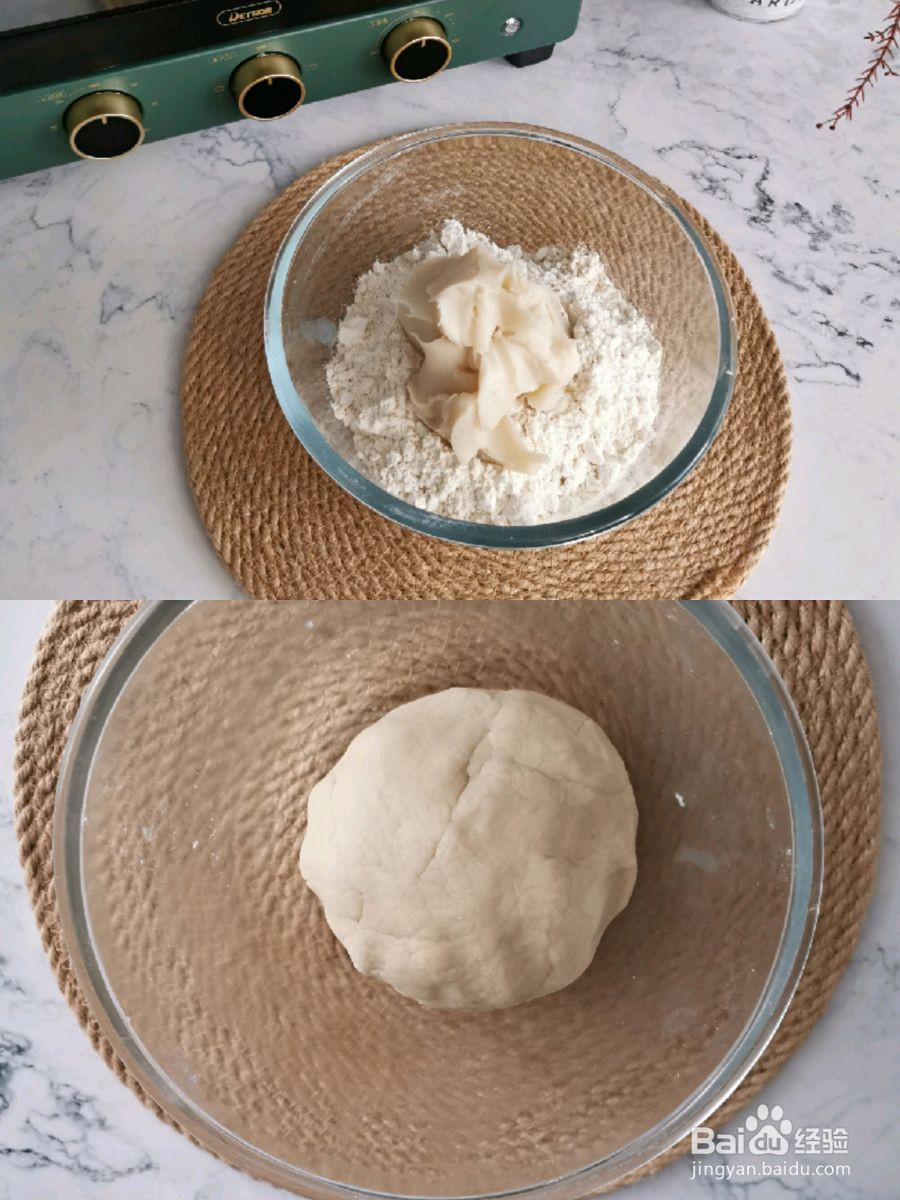 敲级好吃的蛋黄酥的做法