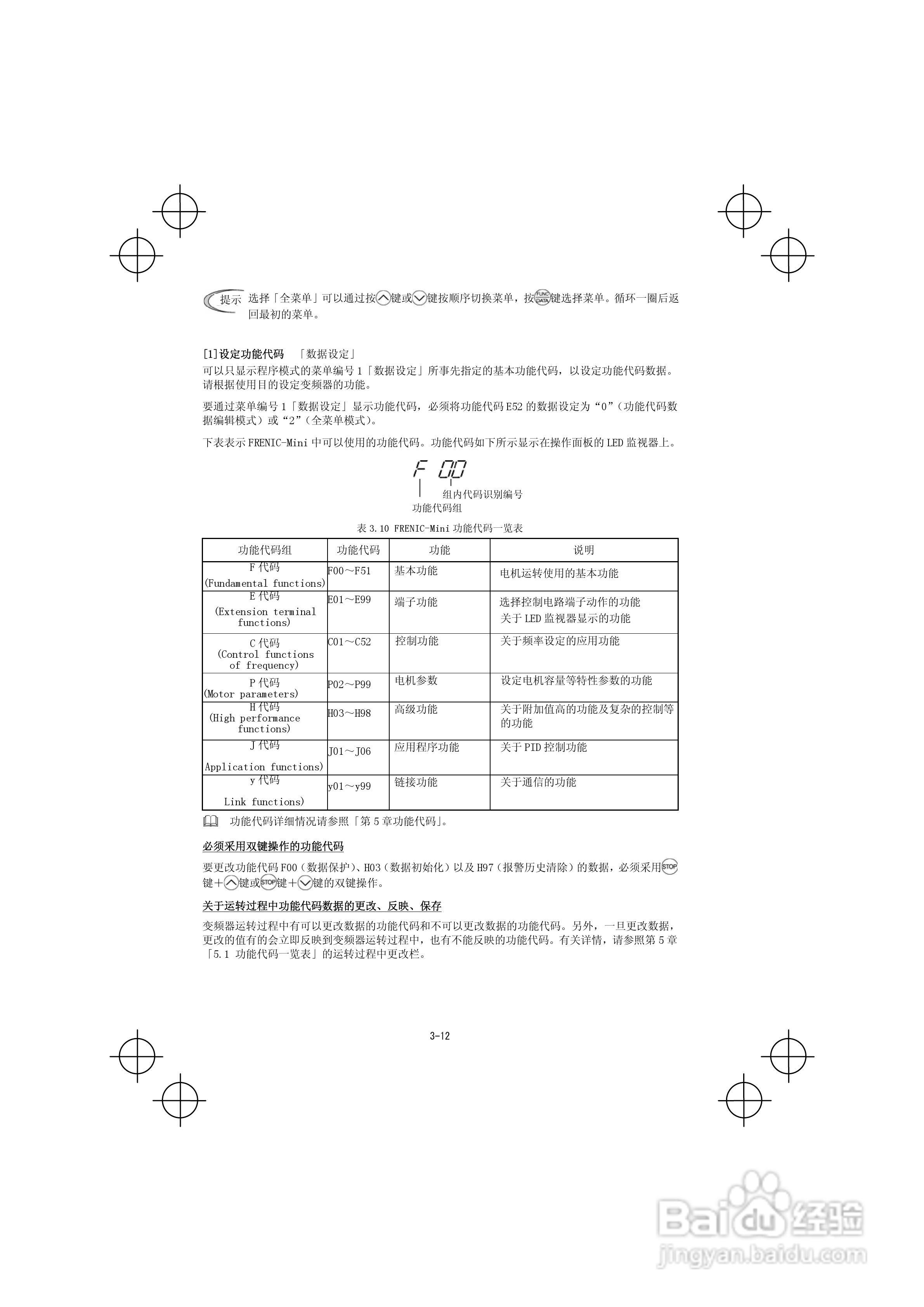 FRENIC-Mini紧凑型变频器使用说明书:[6]