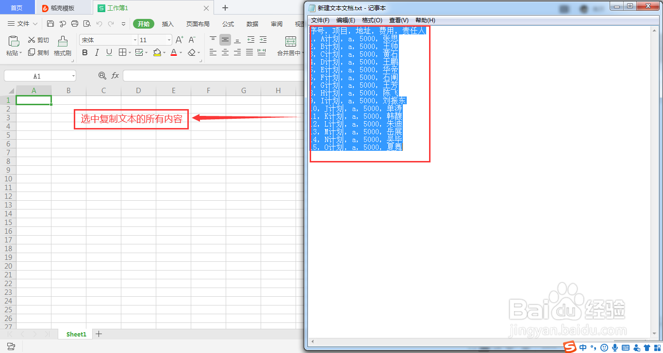 怎么快速把文本内容转成表格
