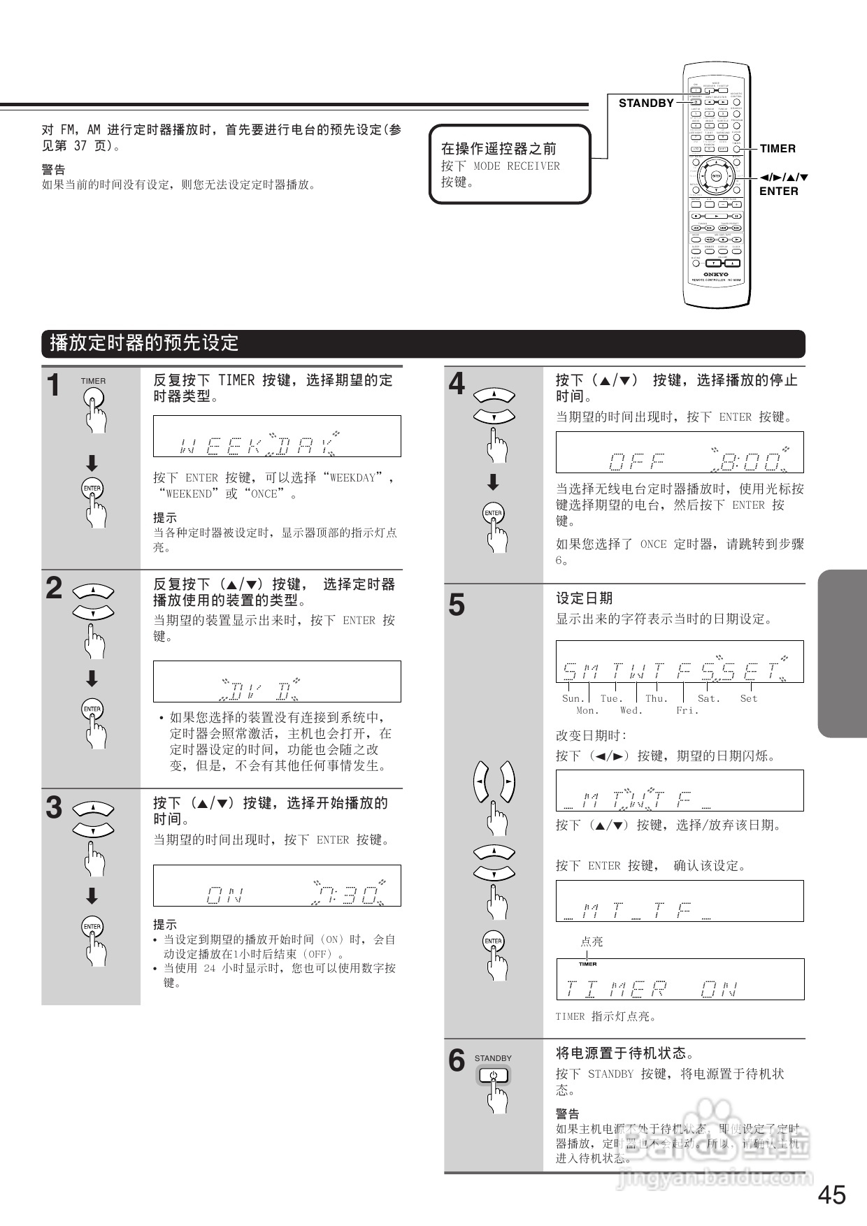 安桥DVD接收机DR-L50型使用说明书:[3]