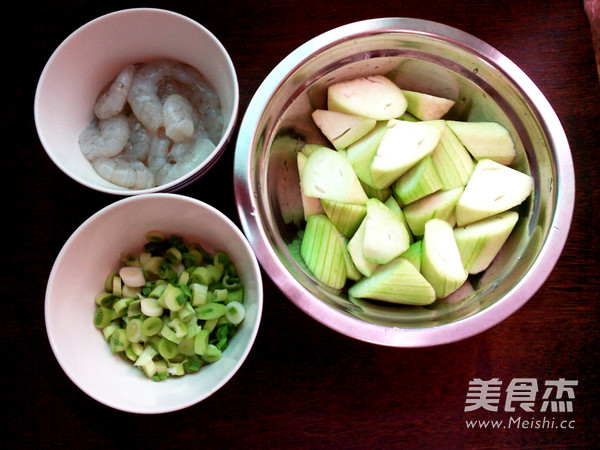 丝瓜虾仁的做法