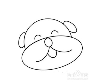 怎么画出卡通的小狗狗？