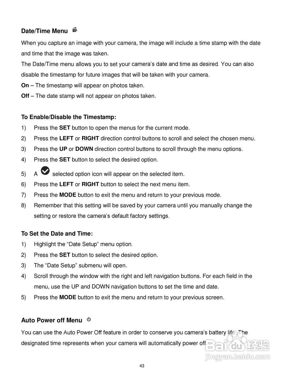 威达ViviCam X014数码相机使用说明书:[5]