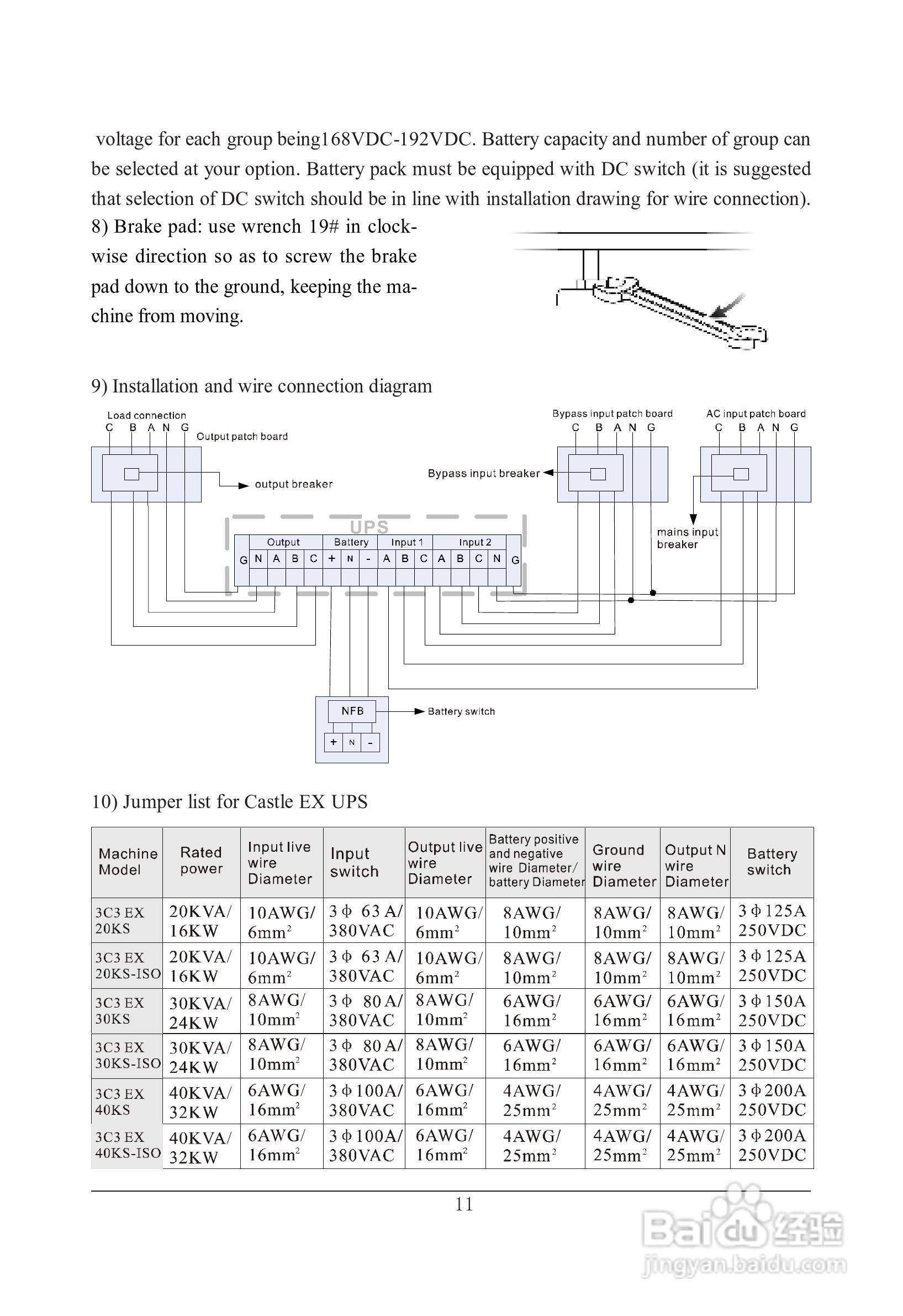 山特在线式大功率3C3 EX系列UPS 电源说明书:[5]