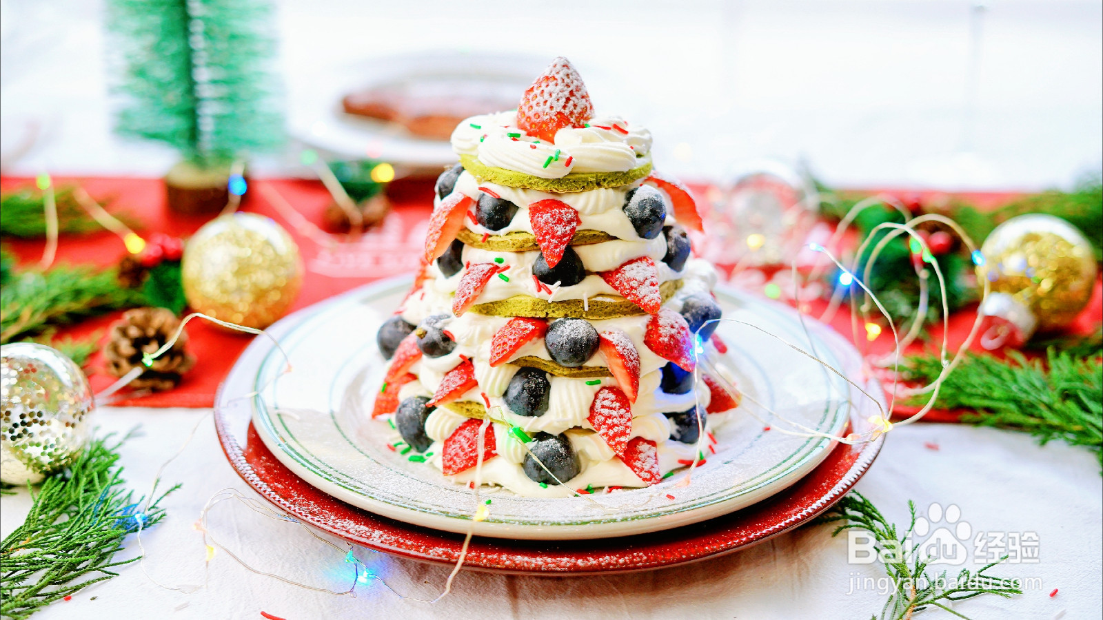 圣诞树松饼的做法