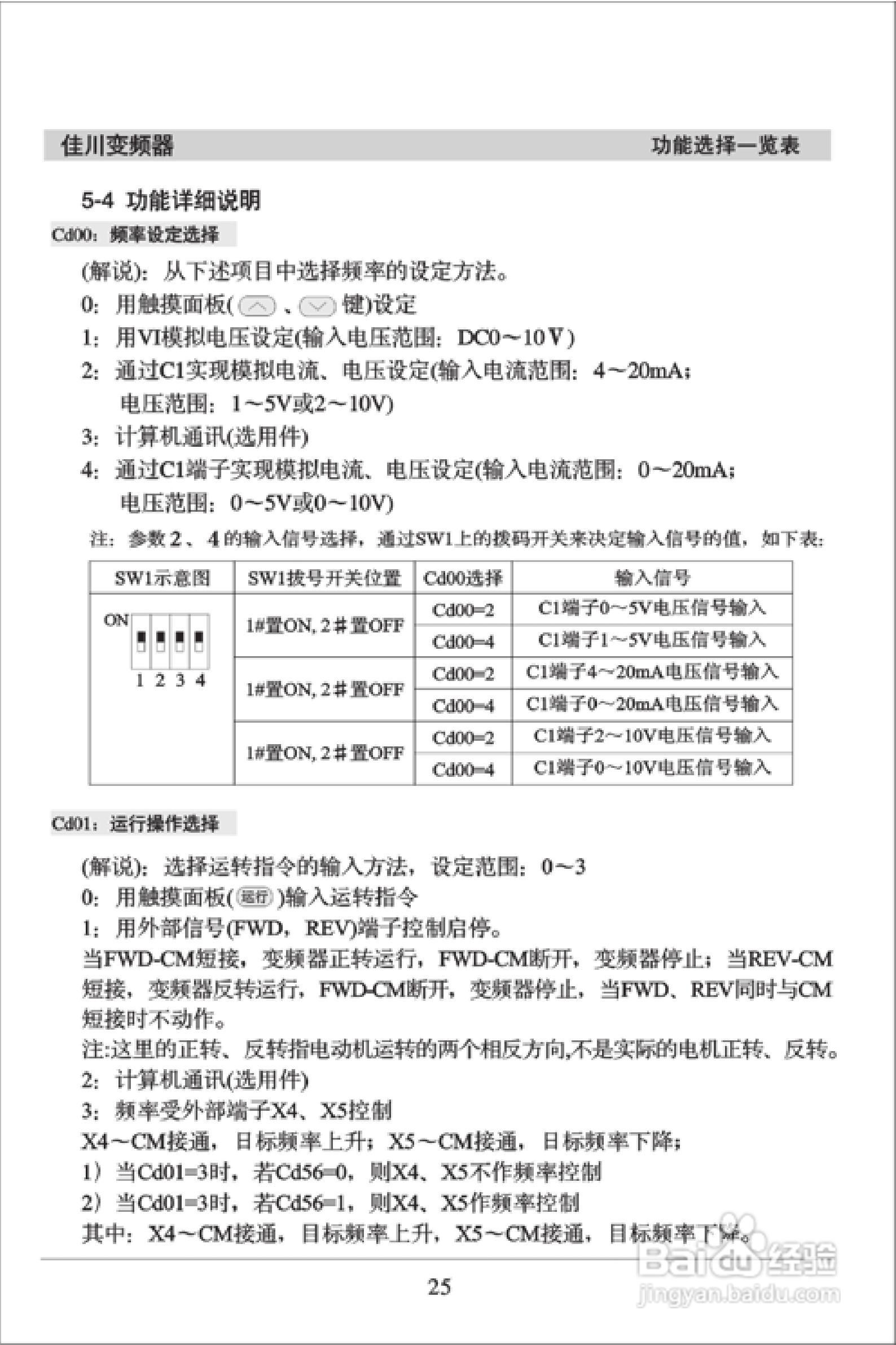 佳川BP60-A3/A2系列高性能变频器使用说明书:[3]