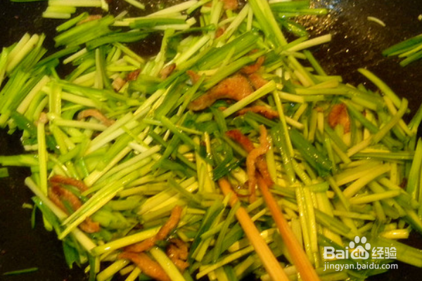 蒜苗炒肉怎么做