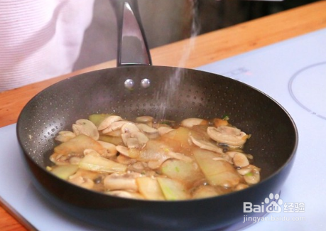 教你做口蘑炒冬瓜