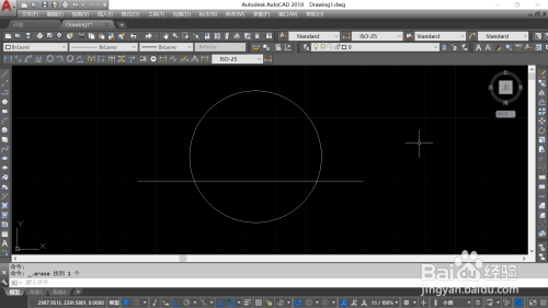 CAD如何删除圆的一部分?