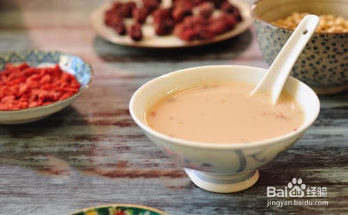 红枣核桃豆浆的功效