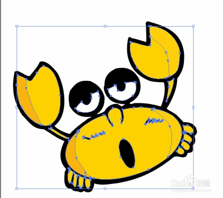 螃蟹简笔画设计