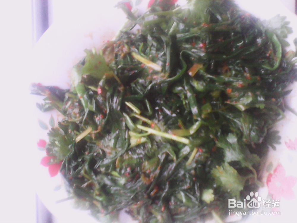 凉拌香辣韭菜
