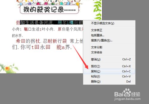 图片上的文字怎么修改如何复制图片上的文字 百度经验