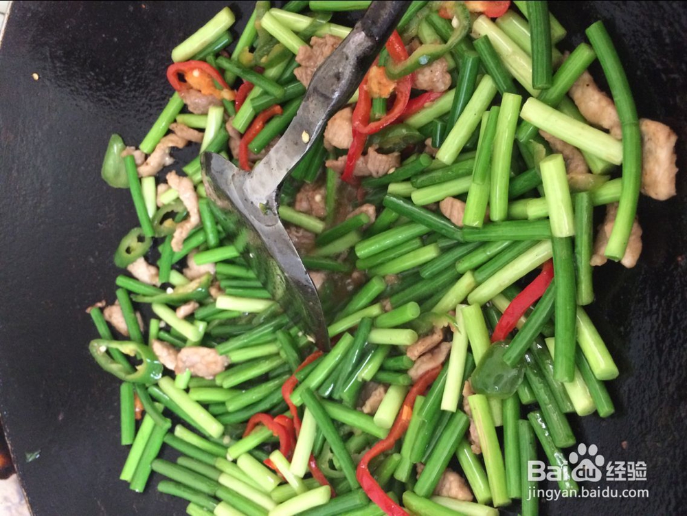 蒜苔炒肉怎么炒