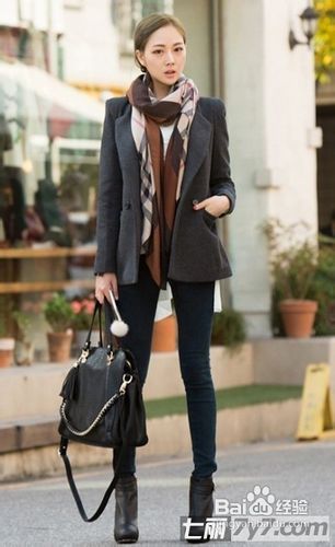 女士围巾怎么围好看,时尚冬装如何搭配围巾?