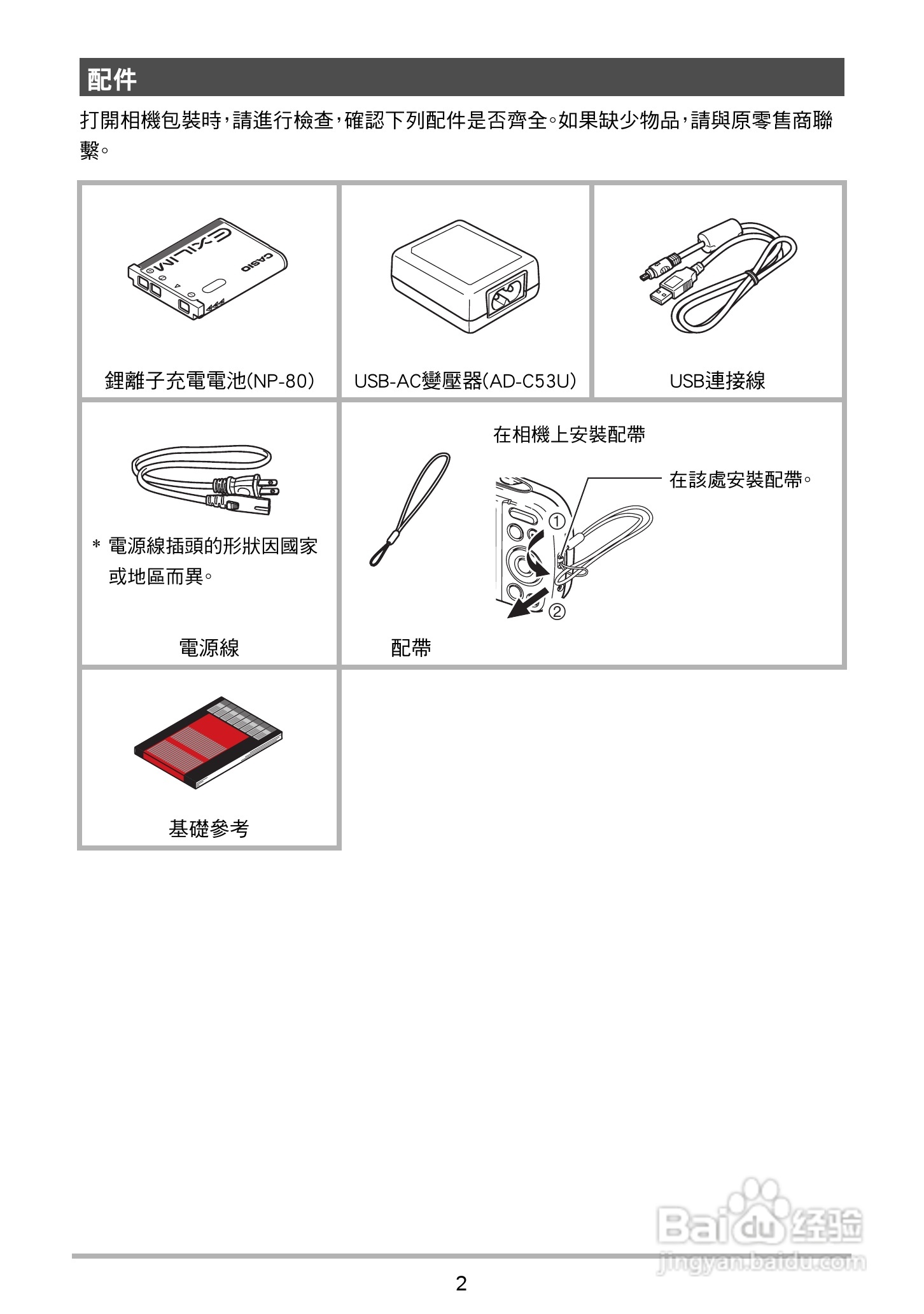 卡西欧EX-N50数码相机说明书:[1]
