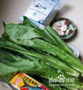 豆豉鲮鱼油麦菜的做法