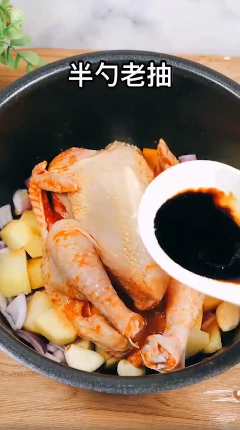 电饭煲奥尔良焗全鸡怎么做