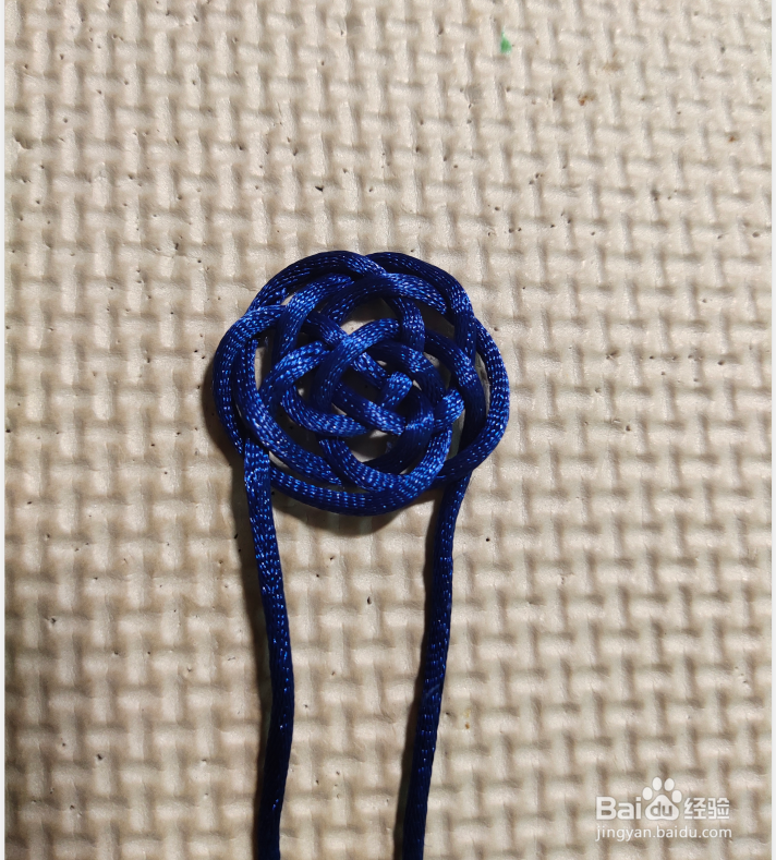 中国结基础入门——五耳三戒箍结