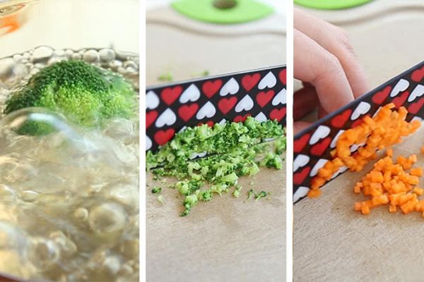 蔬菜蛋黄米布丁