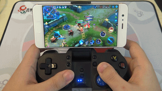 北通手游P1手游手柄《王者荣耀》廉颇技能演示