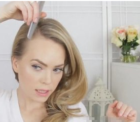 浪漫心动的盘发