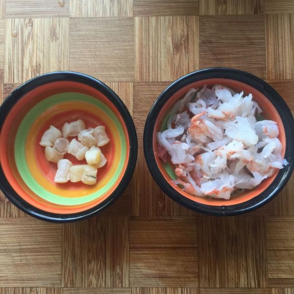 海鲜芝士吐司盏