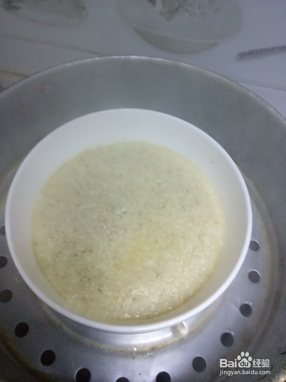 金针菇鸡蛋羹