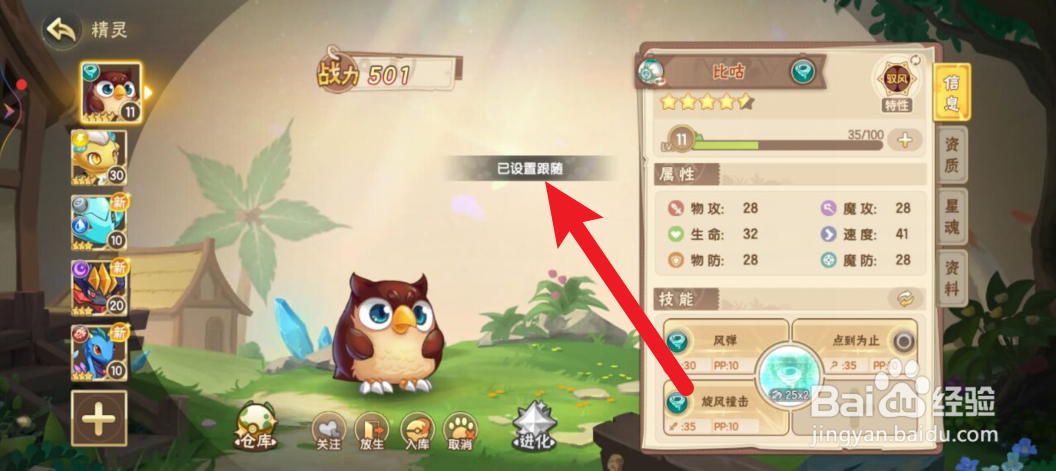 西普大陆怎么让宠物跟随