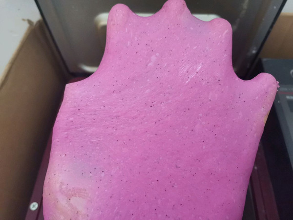 火龙果椰蓉花环手撕面包