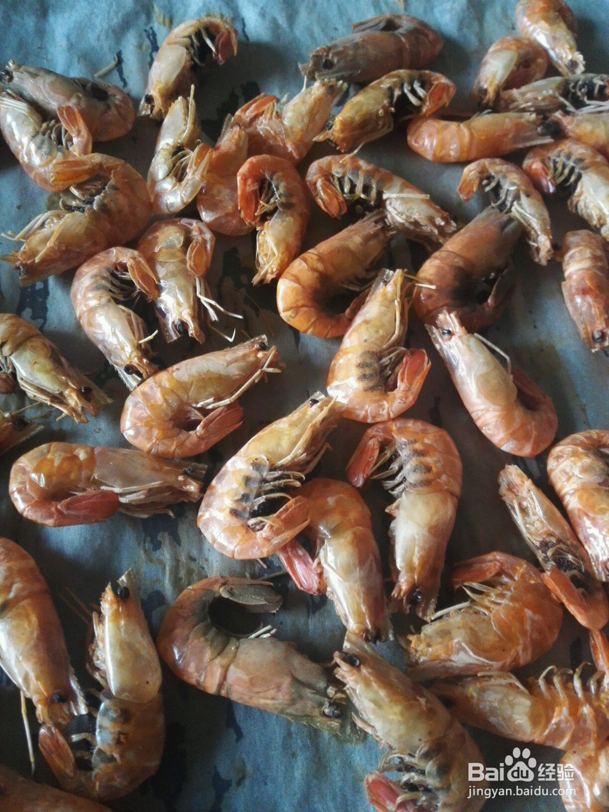 自制烤虾小吃的做法