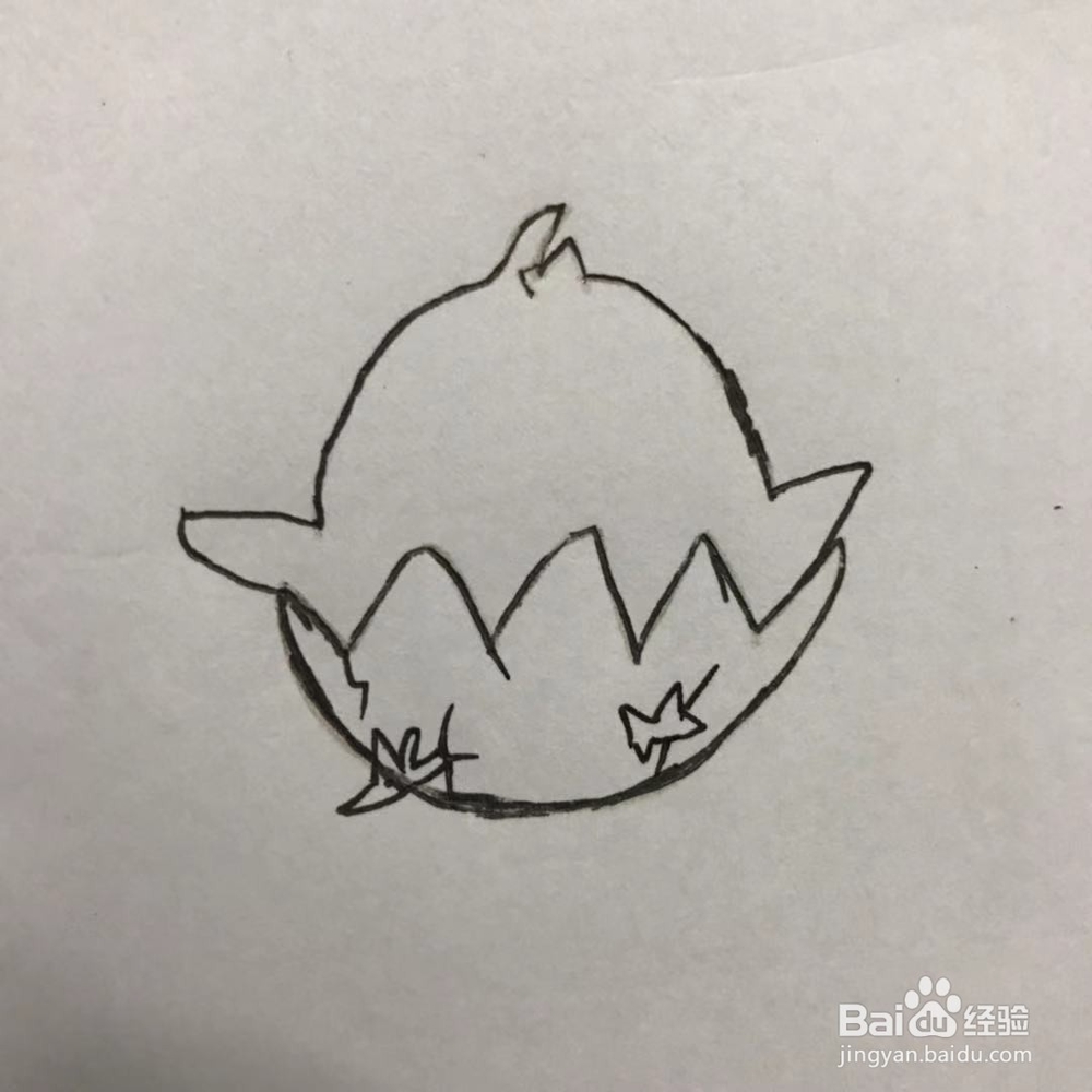 简单易学画破蛋壳的小鸡仔