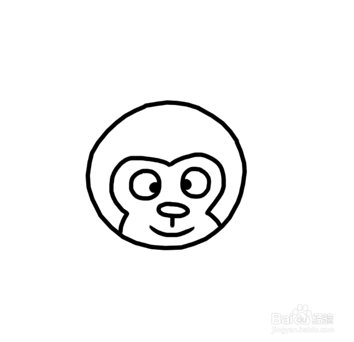 怎么画卡通孙悟空的简笔画