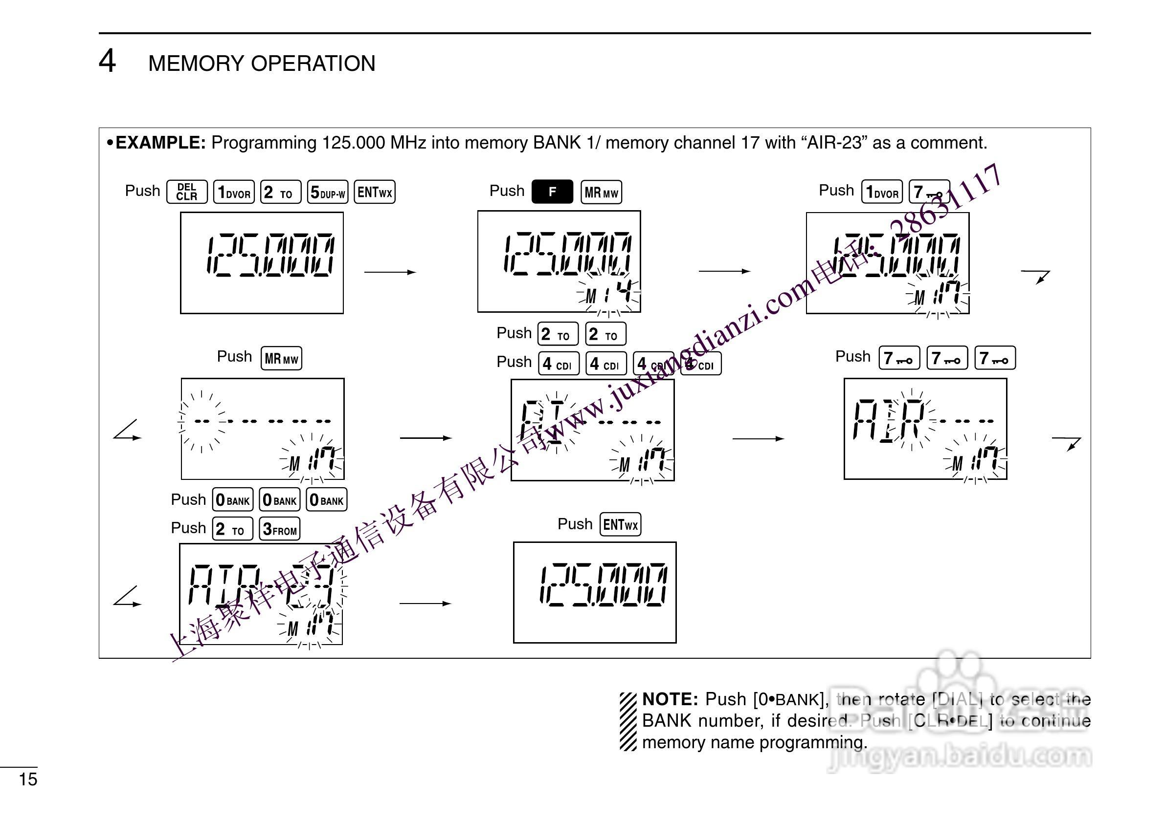 航空手持机IC-A24 A6用户手册:[2]