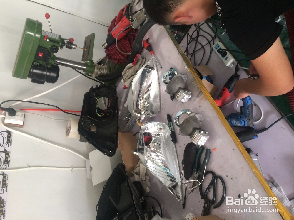 起亚k2改灯全程