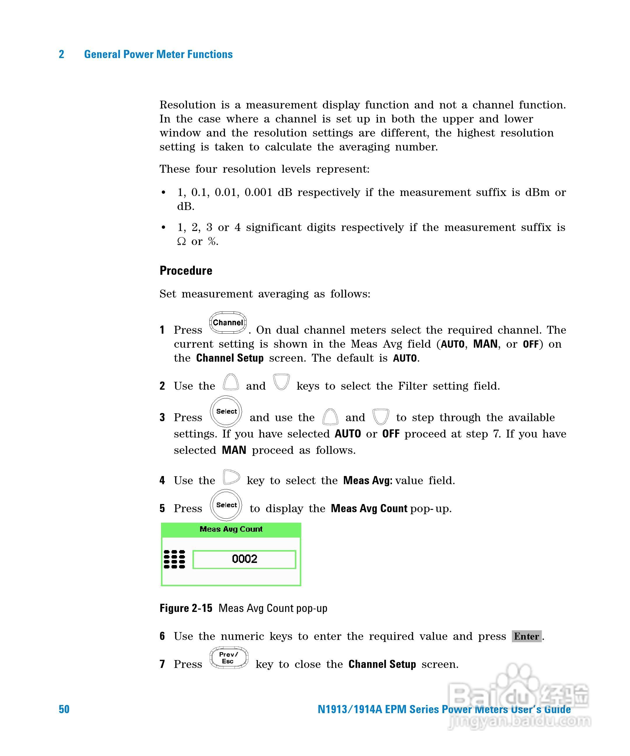 N1913A功率表使用手册:[8]