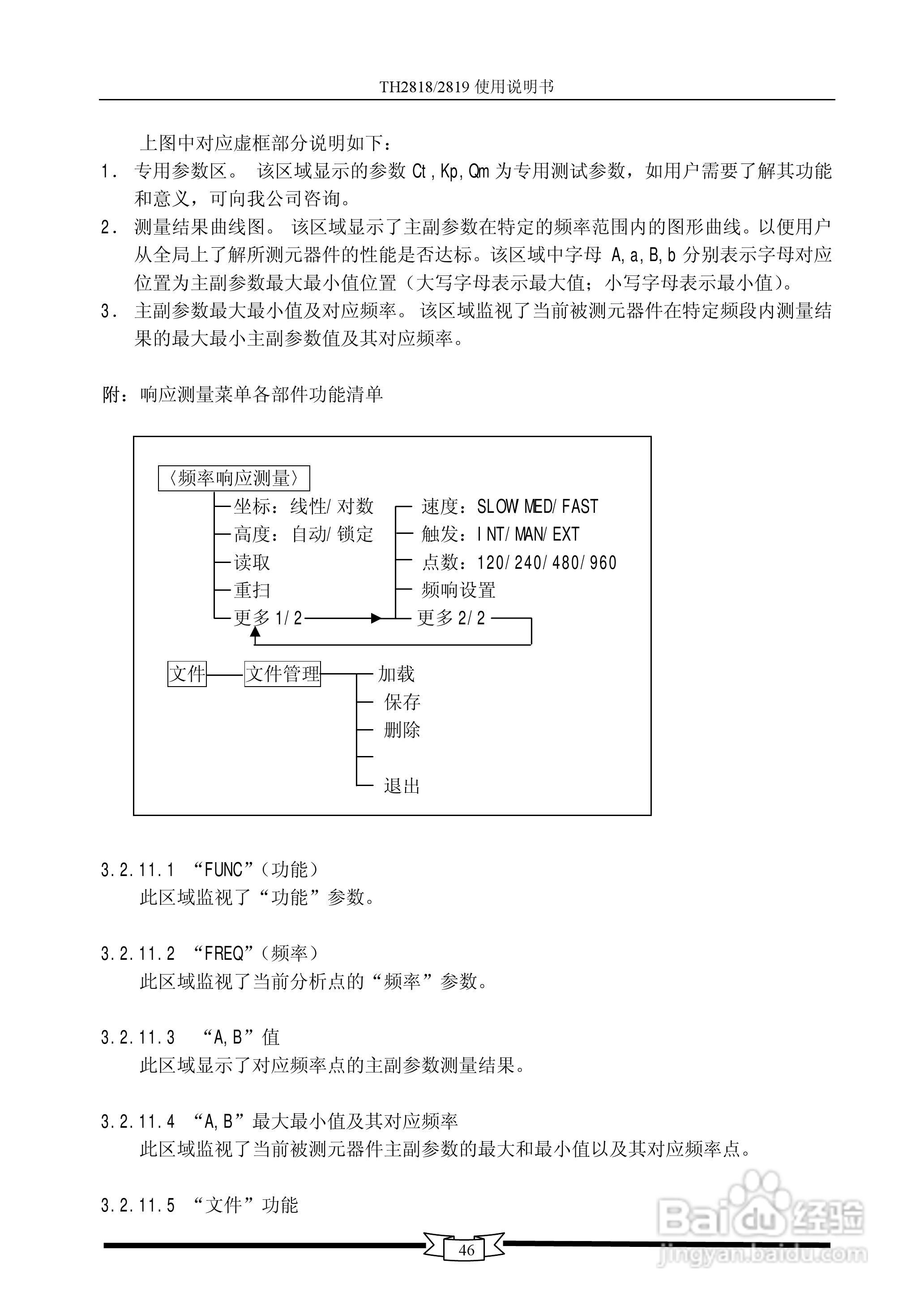 TH2818/TH2819数字电桥使用说明书:[5]