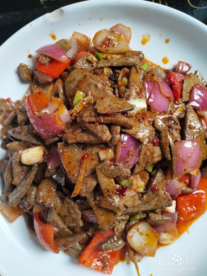 家常小炒猪肝