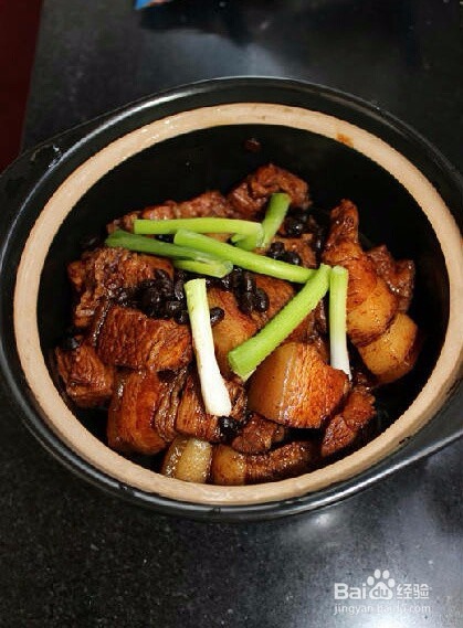 在家蒸五花肉吃