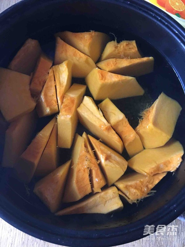 南瓜绿豆汤的做法