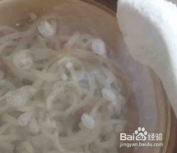 可口的水晶肉皮冻