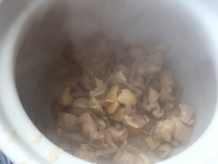 洋葱鸡腿粥超级好吃，不会做我来教你