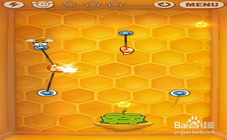 手机游戏割绳子level10-13三星攻略