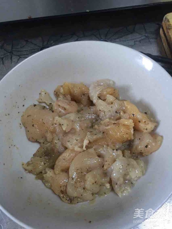 黑胡椒鸡肉意面