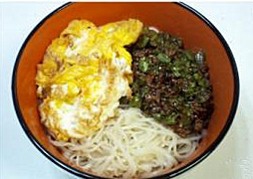 四季豆肉末拌面的做法